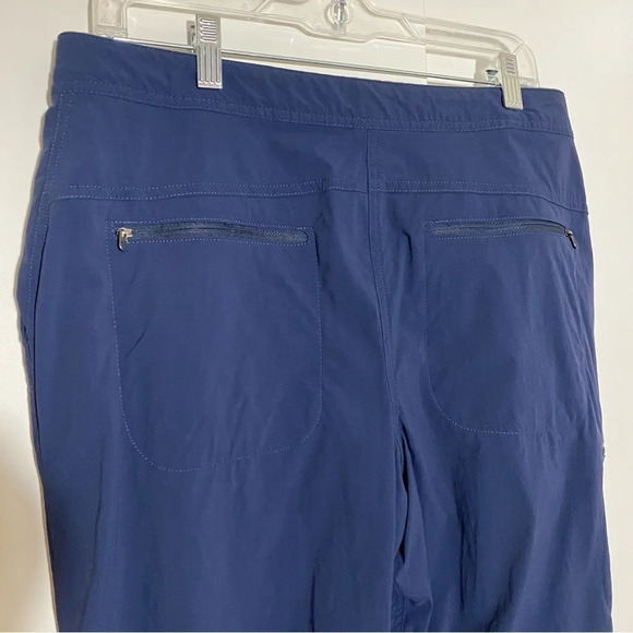LL Bean Women's Blue OutdoorSy Gorpcore Hiking Training Trail lightweight Pants - Picture 6 of 12